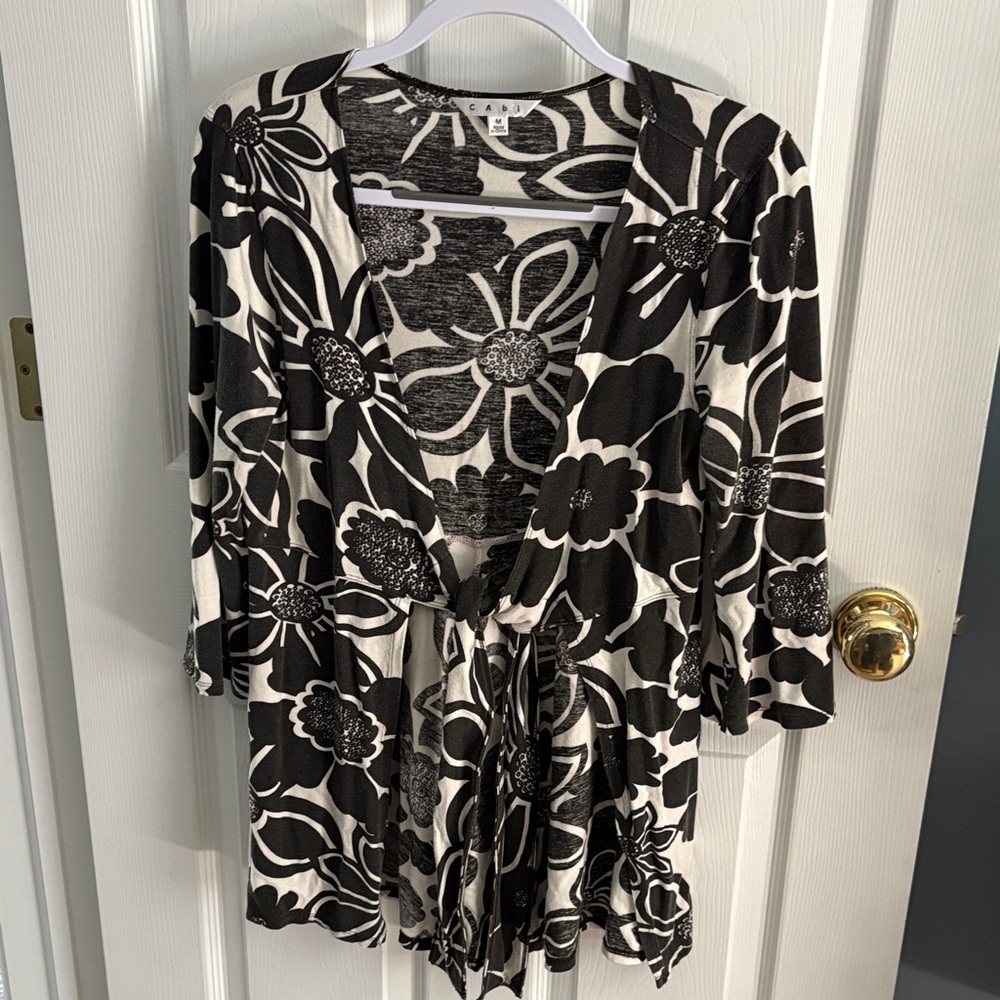 Cabi  Floral Cardigan